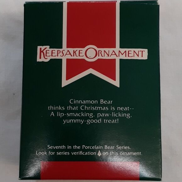 2 -Hallmark Keepsake Cinnamon Bear ornaments - Picture 11 of 13